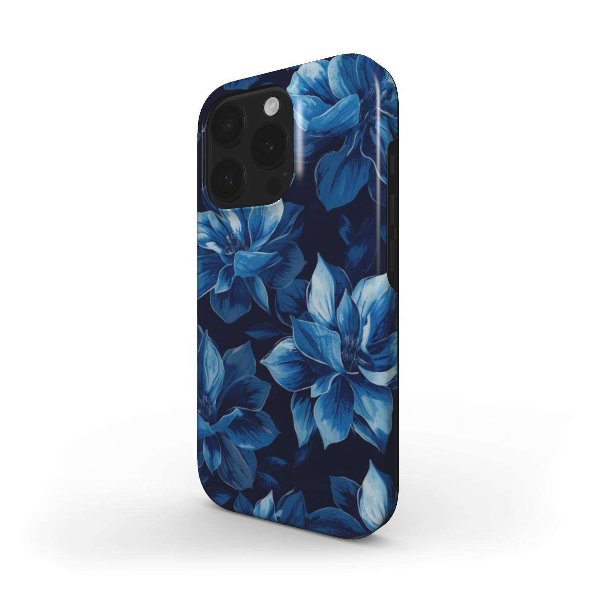 Midnight Bloom- Tough Phone Case