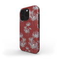 Burgundy Bloom - Tough Phone Case